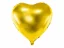 Fóliový balón - Srdce 45cm - Farba: Blankytná, Plnenie balónov: Naplnený héliom