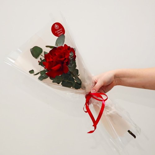 Korporátna kytica - francúzska ruža-RED