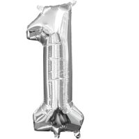 Balón číslo vo veľkosti 35cm - Farba: Zlatá, Číslo Balónika: 7