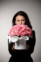 Kvetinový box - Perfect love, ružové