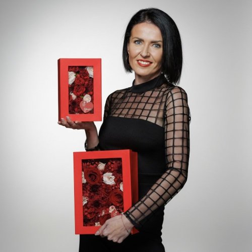 Blooming Love Box - čevený