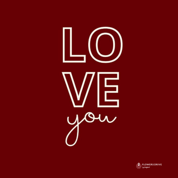 Pohľadnica ku kytici - variant č.1