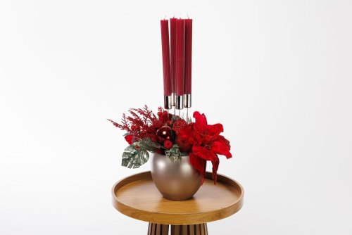 Elegantný adventný aranžmán - red