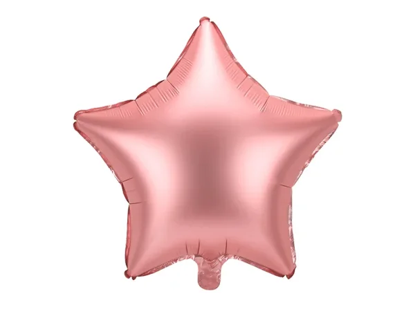 Fóliový balónik-Hviezda 48cm - Farba: Zlatá, Plnenie balónov: Bez náplne