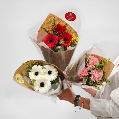 Set 3 kytičiek, rôzne kvety aj farby