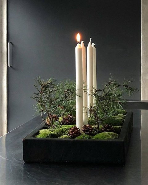 Adventný veniec podľa Vášho výberu - z machu