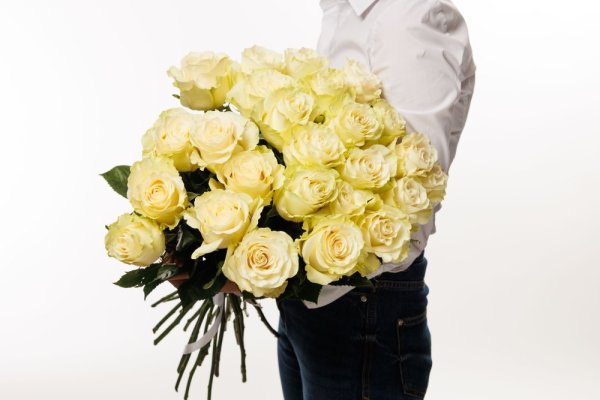 Biele ruže z lásky - mono kytica - Veľkosť: XL