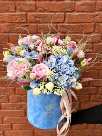 Kvetinový aranžman so sušených kvetov - BluDays