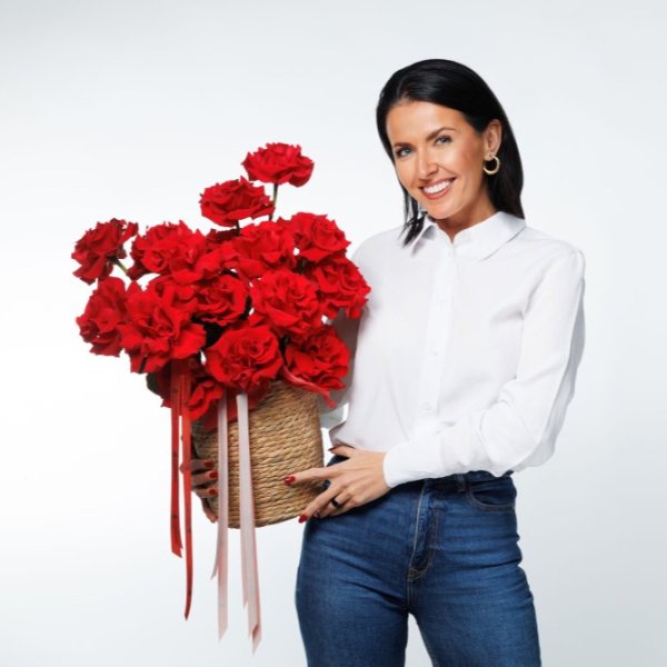 Kvetinový kôš Povedz "Ďakujem"