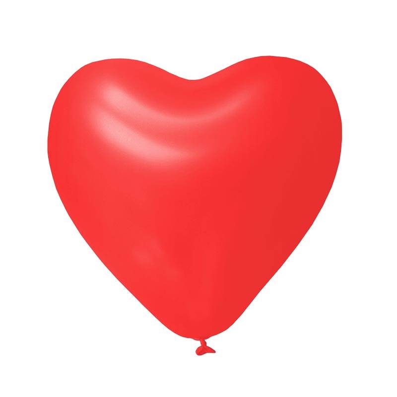 Latexový balón Srdce - červený
