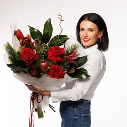 Luxusná vianočná kytica