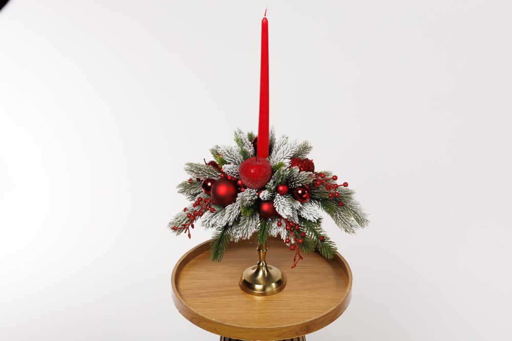 Aranžmán s jednou sviečkou-Jingle Bells Aranžmán s jednou sviečkou-Jingle Bells