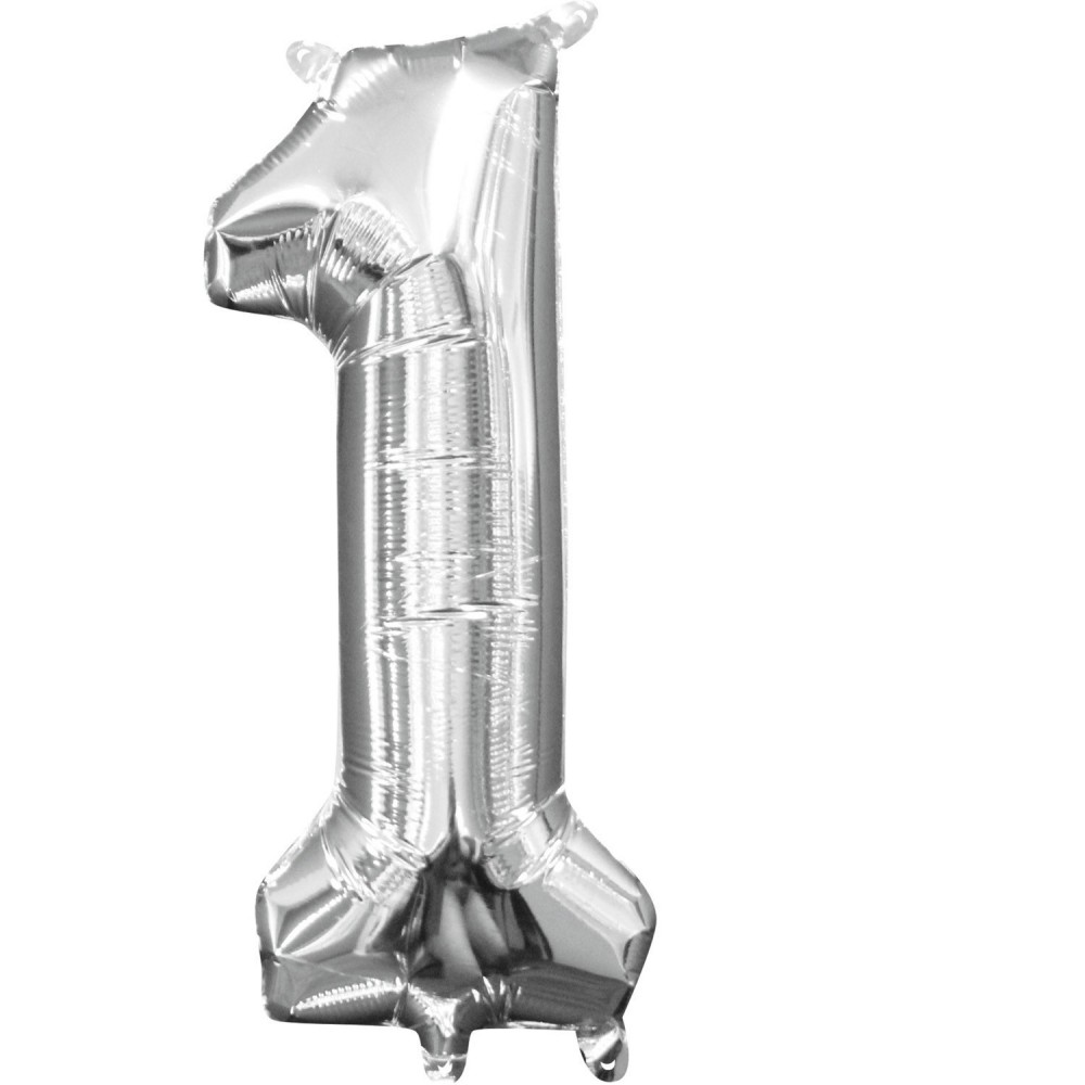 Balón číslo vo veľkosti 35cm - Farba: Zlatá, Číslo Balónika: 7