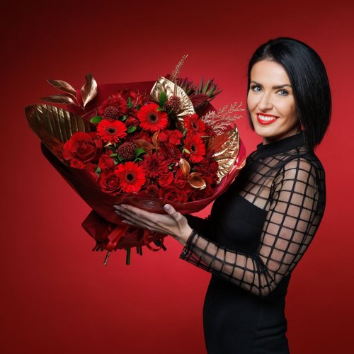 Exkluzívny Výber floristu - RED&GOLD