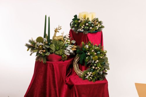 Vianočný veniec na dvere - Betlehem