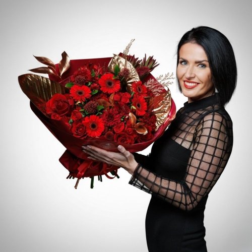 Exkluzívny Výber floristu - RED&GOLD