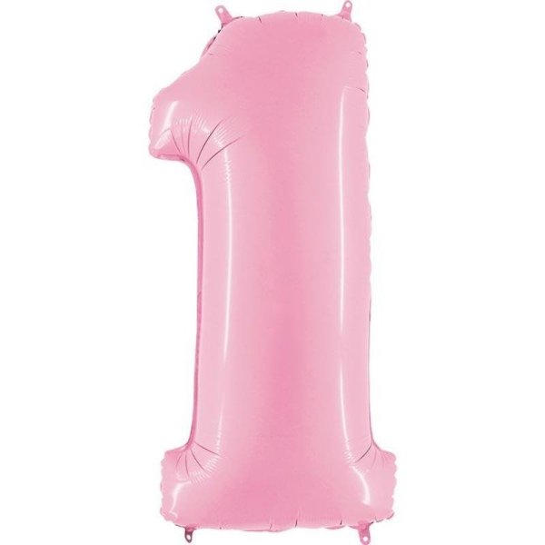 Fóliový balón číslo ''1'' - 102 cm - Farba: Čierna, Plnenie balónov: Bez náplne Fóliový balón číslo ''1'' - 102 cm - Farba: Čierna, Plnenie balónov: Bez náplne