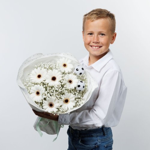 Detská kytica - Biela germinka
