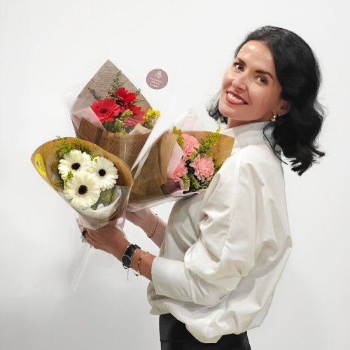 Set 3 kytičiek, rôzne kvety aj farby