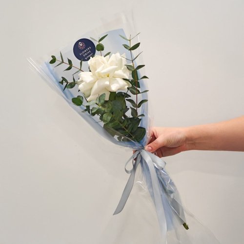 Korporátna kytica - francúzska ruža White