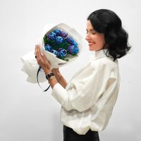 Milované Bubble tulipány, exkluzívne - mono kytica