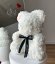 Luxury Rose Bear – white