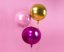 Fóliový balón - Guľa - Farba: Ružová, Plnenie balónov: Naplnený héliom