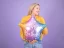 Fóliový balónik - Happy Birthday - Farba: Dúhová, Plnenie balónov: Naplnený héliom