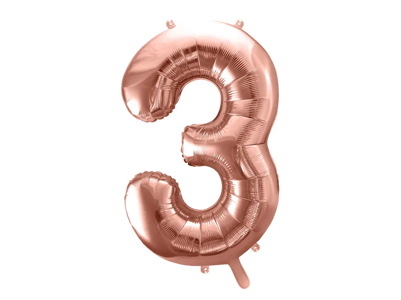 Fóliový balón číslo ''3''
