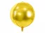 Fóliový balón - Guľa - Farba: Šedá, Plnenie balónov: Naplnený héliom