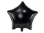 Fóliový balónik-Hviezda 48cm - Farba: Čierna, Plnenie balónov: Naplnený héliom
