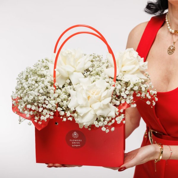 Kabelka z lásky, červená