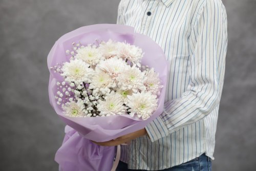 Jemná chryzantéma pre učiteľov