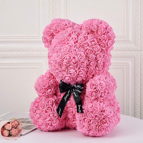 Luxury Rose Bear – pink