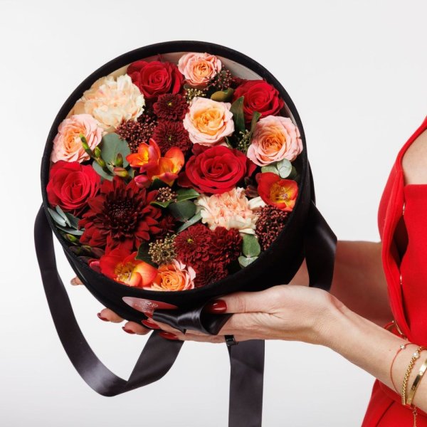 Kvetinový box - Endless love, black Kvetinový box - Endless love, black