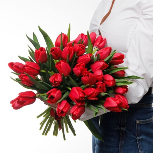 Kytica Červených tulipánov - Vami požadovaný počet