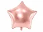 Fóliový balónik-Hviezda 70cm - Farba: Rose Gold, Plnenie balónov: Bez náplne