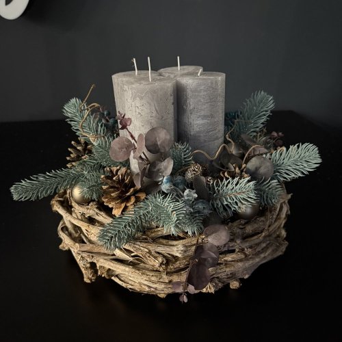 Adventný veniec - Lesná harmónia