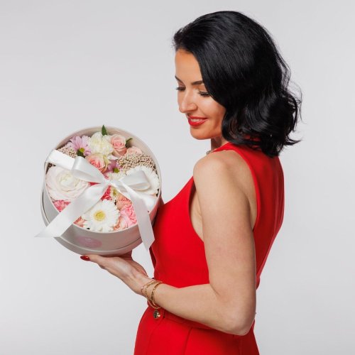 Kvetinový box - Endless love, pink