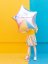 Fóliový balónik-Hviezda 70cm - Farba: Zlatá, Plnenie balónov: Bez náplne