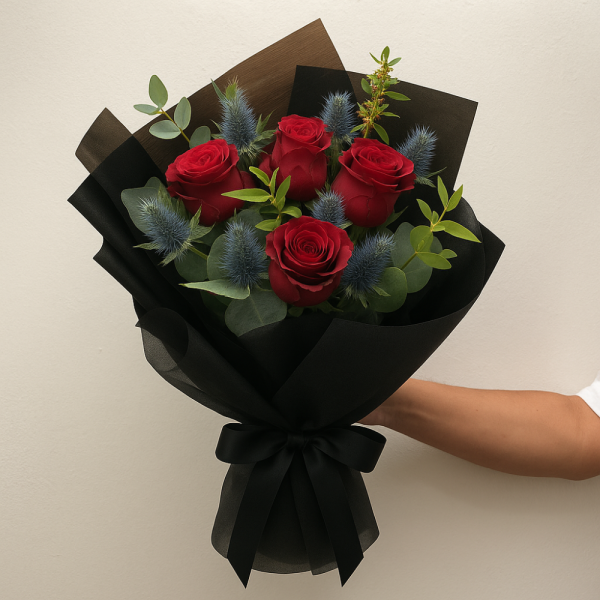 Smútočná kytica z ruží