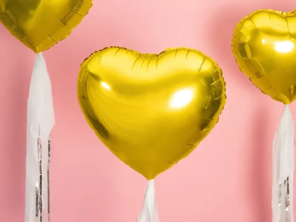 Fóliový balón - Srdce 45cm - Farba: Blankytná, Plnenie balónov: Bez náplne