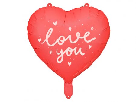 Fóliový balón - Srdce I LOVE YOU