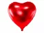 Fóliový balón - Srdce 45cm, červene - Farba: Červená, Plnenie balónov: Naplnený héliom