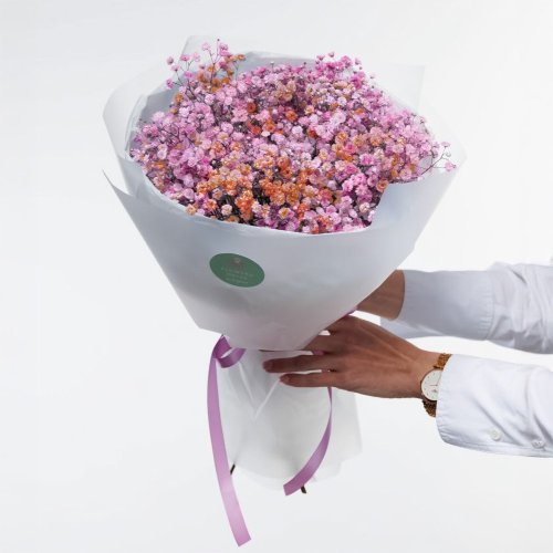 Kytica z gypsomilky - Farebné kúzlo