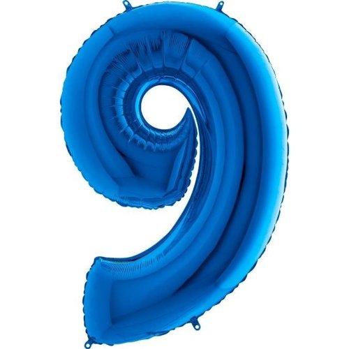 Fóliový balón číslo ''9" - 102 cm