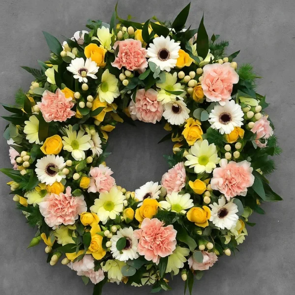 Smútočný veniec pre ženu