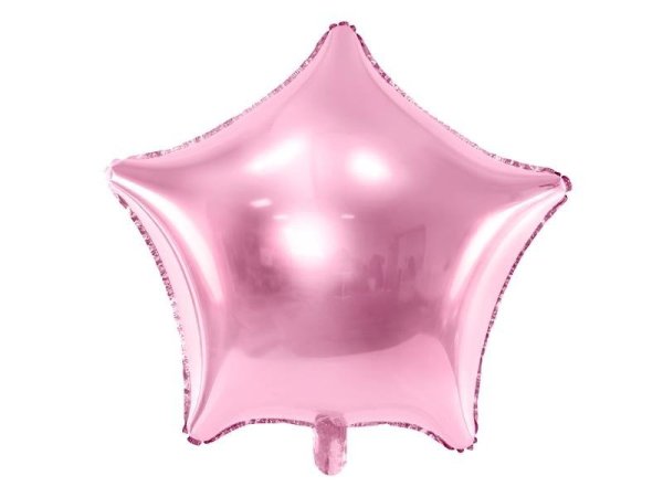 Fóliový balónik-Hviezda 48cm - Farba: Rose Gold, Plnenie balónov: Naplnený héliom