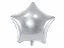 Fóliový balónik-Hviezda 48cm - Farba: Čierna, Plnenie balónov: Naplnený vzduchom