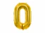 Fóliový balón číslo ''0'' - Farba: Rose Gold, Plnenie balónov: Naplnený héliom